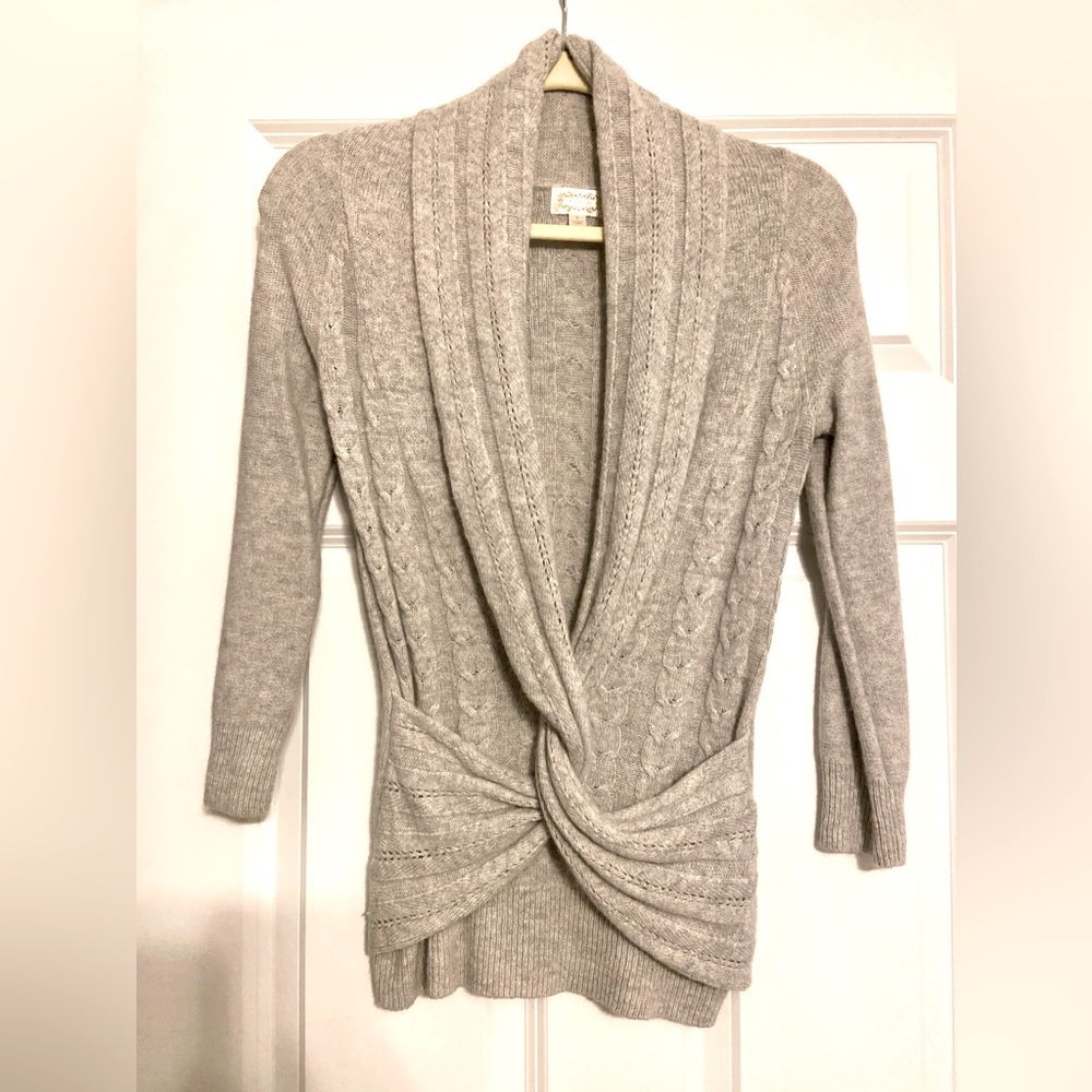 Kaisely Wrap Front Sweater.  Sz S
